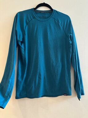 Men's Patagonia Capilene Crew Base / Under layer pants AND shirt hiking S